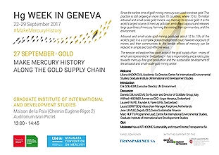 Make Mercury History Along the Gold Supply Chain